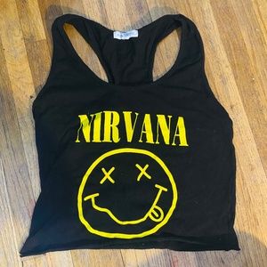 nirvana tank/crop top